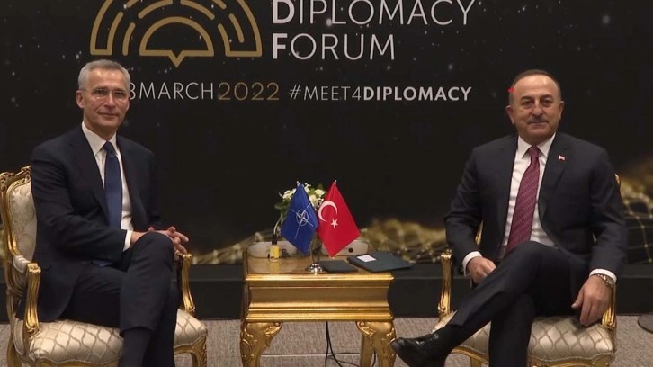 NATO Genel Sekreteri Stoltenberg Türkiye'de Çavuşoğlu ve Erdoğan ile ciddi görüşmeler